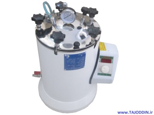 اتوکلاو سطلی (عمودی) کاوش مگا آزمایشگاهی کلاس ان vertical autoclave kavoosh mega 10L class N