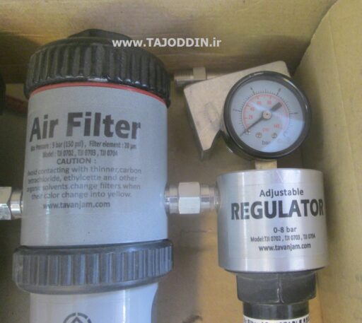 فیلتر رگولاتور کمپرسور Filter Regulator Air Compressor tavan jam توان جم دندانپزشکی