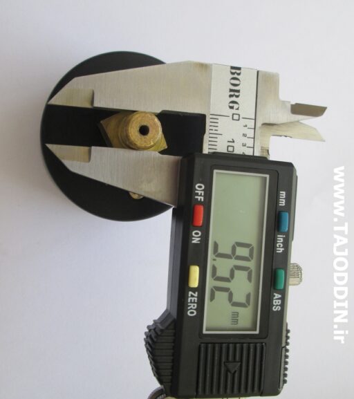 گیج manometer pressure indicator 3bar 5cm فشار سنج اتوکلاو