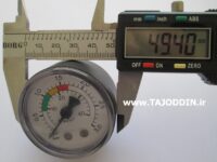 گیج manometer pressure indicator 3bar 5cm فشار سنج اتوکلاو
