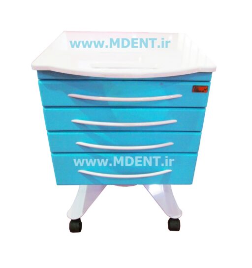 روتور و سرویتور دندانپزشکی چکاوک MOBILE CABINET CART DENTAL Drawer Z4 chakavak ترالی