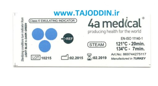 اندیکاتور INDICATOR AUTOCLAVE CLASS 6 4A medical تست سلامت اتوکلاو نشانگر
