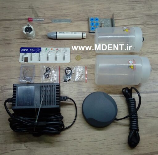 جرمگیر پرتابل مخزن دار وودپیکر Ultrasonic scaler WoodPecker DTE D7 LED کویترن نوری دندانپزشکی