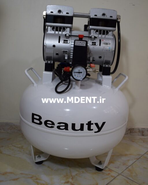 کمپرسور بدون روغن بیوتی Medical Noiseless Oil Free Air Compressor beauty 840W 40L Dental دندانپزشکی