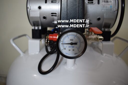 کمپرسور بدون روغن بیوتی Medical Noiseless Oil Free Air Compressor beauty 840W 40L Dental دندانپزشکی