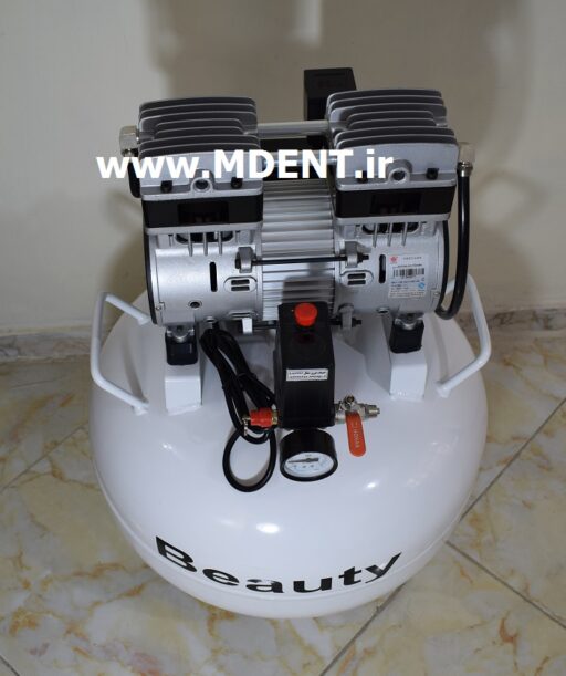 کمپرسور بدون روغن بیوتی Medical Noiseless Oil Free Air Compressor beauty 840W 40L Dental دندانپزشکی