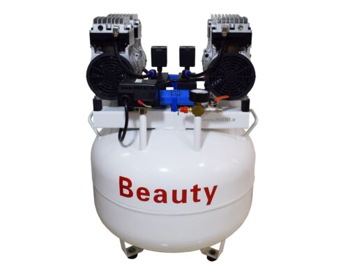 کمپرسور اویل فری بیوتی Medical Oil Free Air Compressor beauty 1600W 60L Dental بدون روغن دندانپزشکی