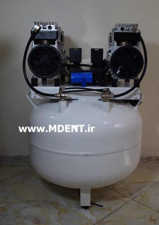 کمپرسور اویل فری بیوتی Medical Oil Free Air Compressor beauty 1600W 60L Dental بدون روغن دندانپزشکی