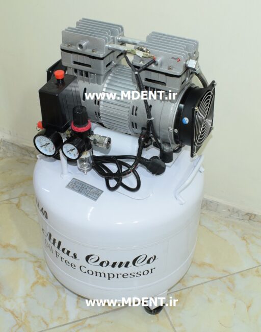 کمپرسور بدون روغن اویل فری دندانپزشکی ATOV40L ATLAS COMCO oil free Air compressor medical اطلس کام کو