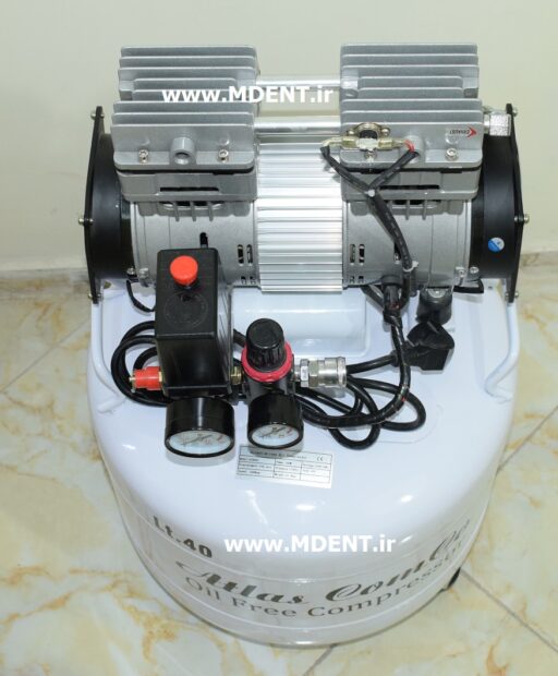 کمپرسور بدون روغن اویل فری دندانپزشکی ATOV40L ATLAS COMCO oil free Air compressor medical اطلس کام کو