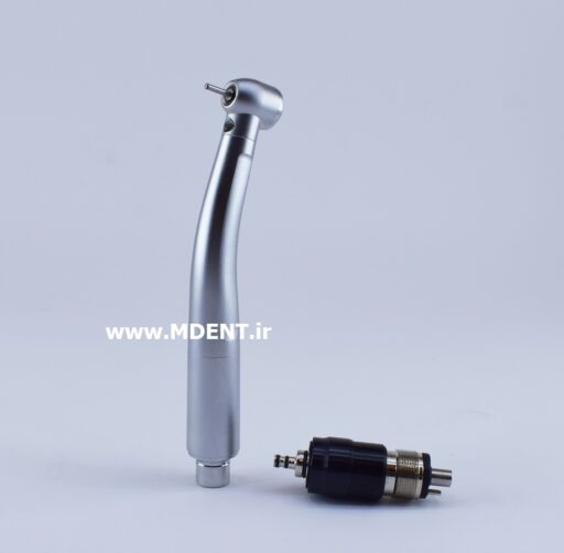 توربین نوری دندانپزشکی اپتیک LED DENTAL Highspeed Handpiece turbine optic NONAME q-f-mw کوپلینگی چهار سوراخ