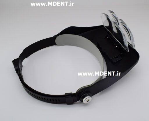 لوپ ذره بینی هدبندی Light Head Magnifying Glass LM-HMG194 LED DENTAL کلاهی دندانپزشکی