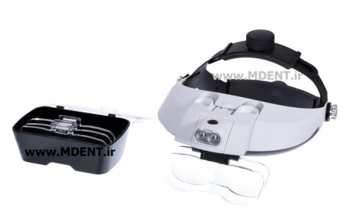 لوپ کلاهی ذره بینی HEADBAND MAGNIFIER 1-6X MAGNIFYING GLASS 2 WAY MG-81001H