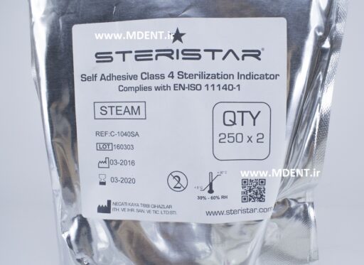 اندیکاتور اتوکلاو Autoclave Sterilization Indicator Tape Chemical Strips Class 4 Stristar Steam تست استریل استری استار ترکیه شیمیایی