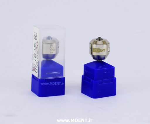 کاتریج توربین دندانپزشکی Push Button Ceramic Bearing Dental Handpiece Cartridge Goldent کپسولی قابدار گلدنت بلبرینگ سرامیکی پوش باتن فشاری