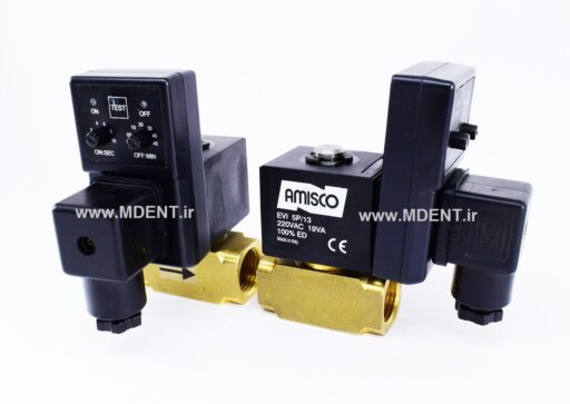 شیر تخلیه اتومات تایمر Timer Operated Drain Valves for Air Compressor AMISCO Automatic Electronic کمپرسور ایتالیایی