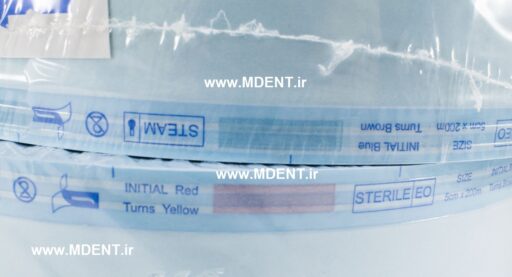 رول کاغذ پک یکبار مصرف اتوکلاو Sterile Autoclave Paper Roll 50mm Perfection dental