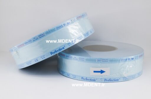 رول کاغذ پک یکبار مصرف اتوکلاو Sterile Autoclave Paper Roll 50mm Perfection dental