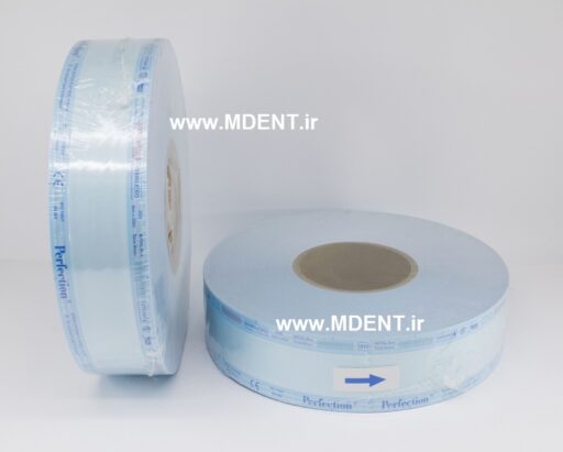 رول کاغذ پک یکبار مصرف اتوکلاو Sterile Autoclave Paper Roll 50mm Perfection dental