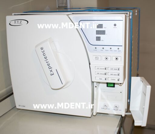 اتوکلاو دندانپزشکی autoclave dental FTZ firroz dental 23l class b با پمپ وکیوم فیروز دنتال