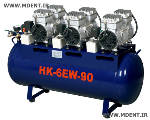 Dental Foshan oil free air compressor HK-6EW-90