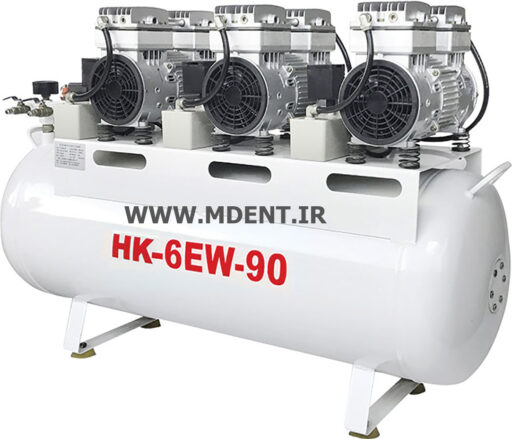 Dental Foshan oil free air compressor HK-6EW-90