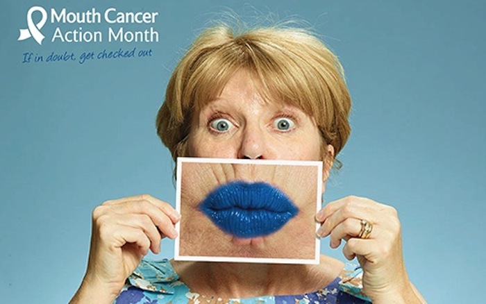 کمپین لب‌های آبی؛ آگاهی‌رسانی در مورد سرطان دهان