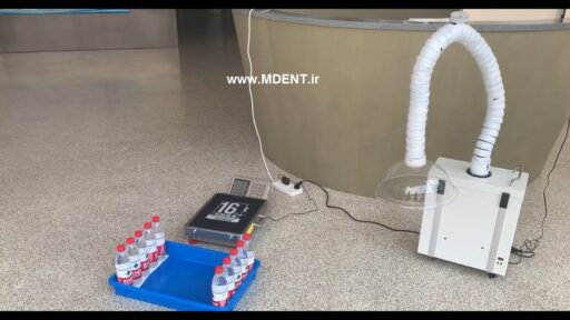 ساکشن Eighteeth Dental Vacuum Aerosol Suction System VacStation Fume Eliminator هوای بیمار