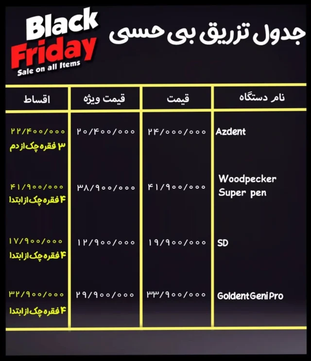 🟪 فروش ویژه تزریق بیحسی 🟪

📡 mdent.ir/scaler
📞 09151020870
☎️ 05138828224
📱 @homedent.ir
#تزریق #blackfriday2025